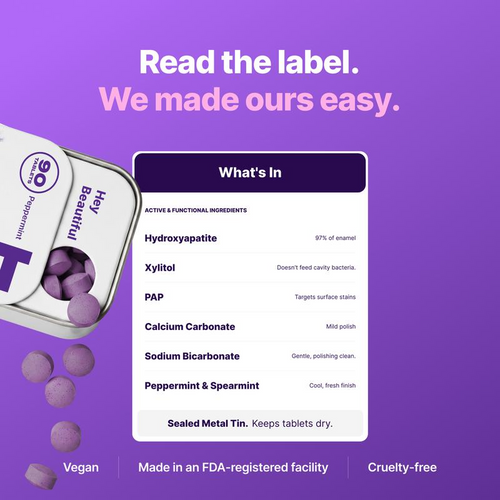 Purple Toothpaste Tablets